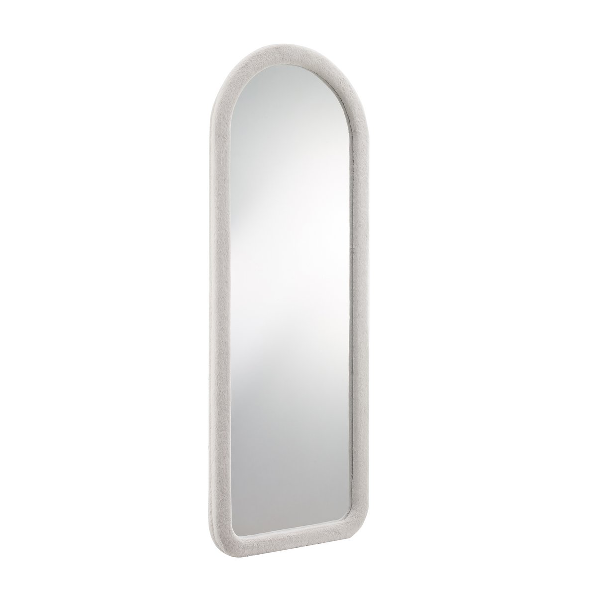 Mirror faux fur beige 60x160 cm