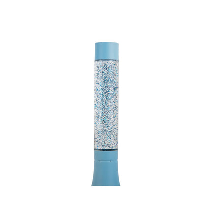 Tafellamp Astro Glitter blauw glas 38x13 cm