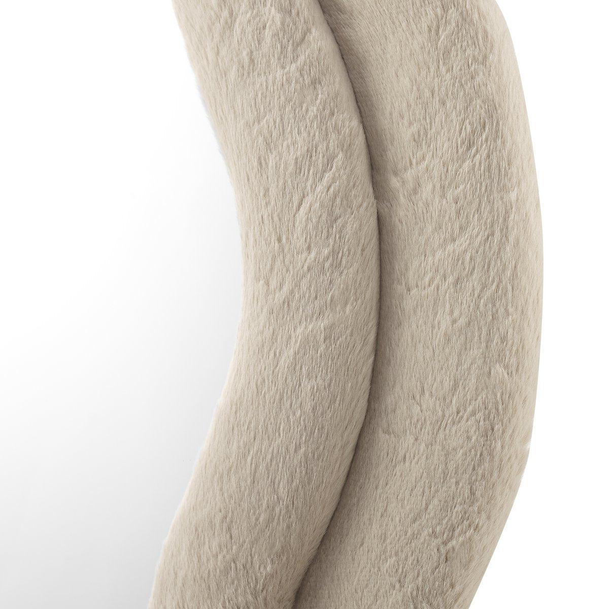 Mirror imitation fur champagne 70x170 cm