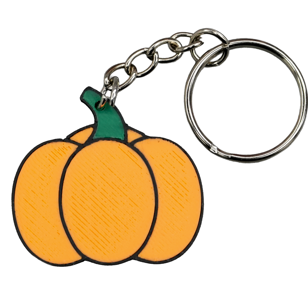 Pumpkin keychain