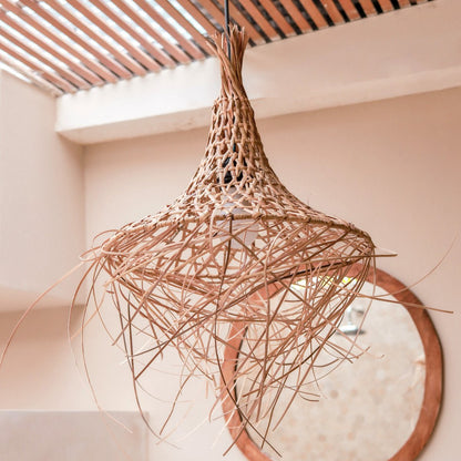 Bamboe Lampenkap Met Kwastjes Natuurlijke Hanglamp GILI
