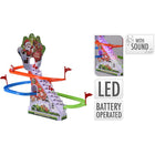 Kerst Klimbaan 32x23x7.5 cm met licht en muziek