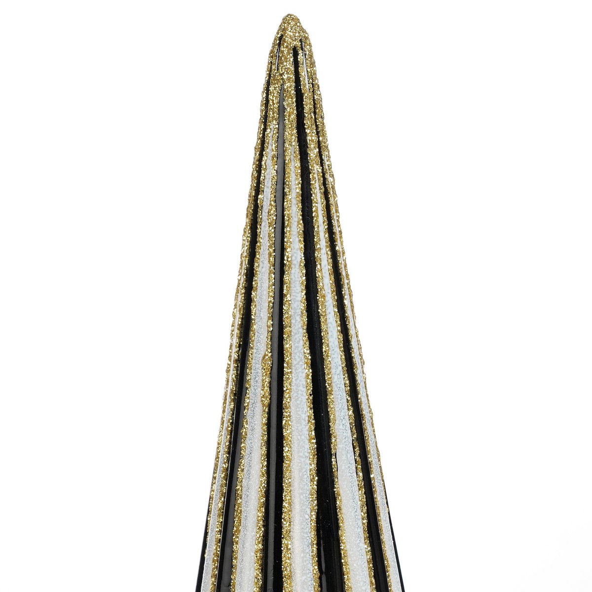 Kerstboom decoratief 39,5 cm glas wit