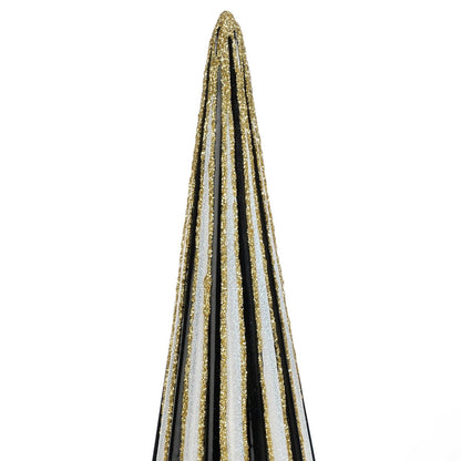 Kerstboom decoratief 39,5 cm glas wit