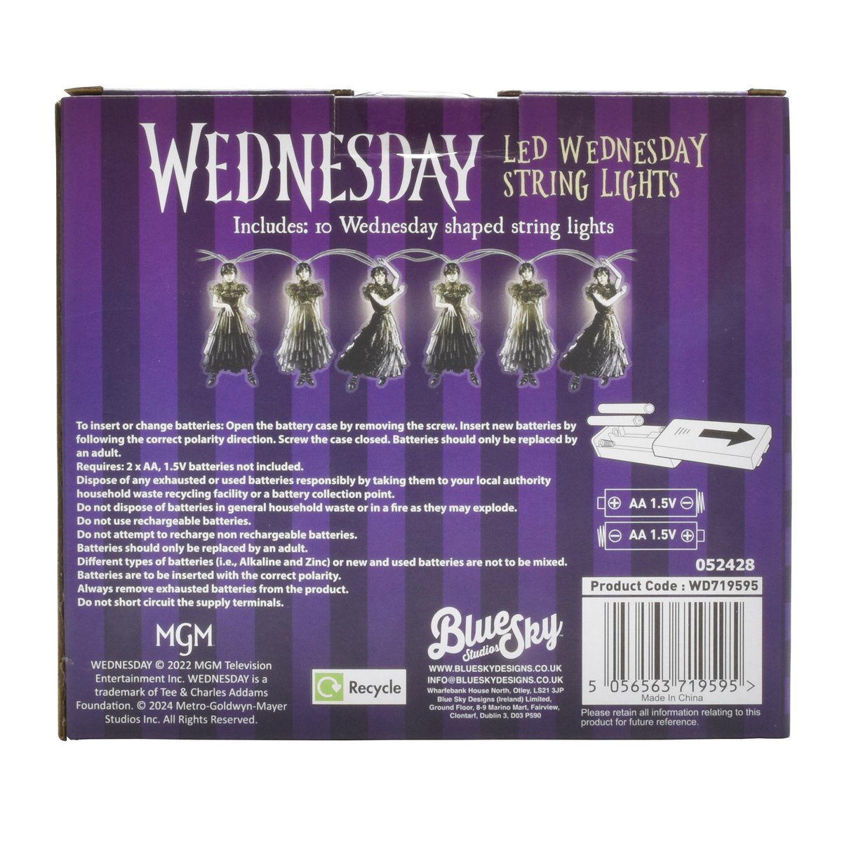Wednesday - Light string "Dance Pose"