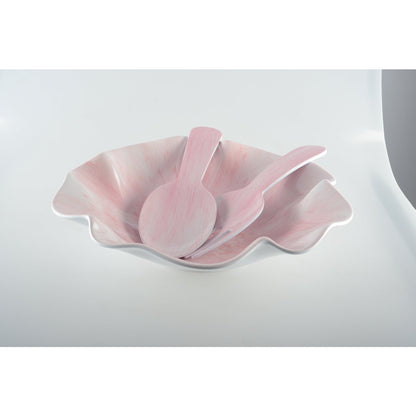Saladebestek melamine roze 27x9.5x1 cm
