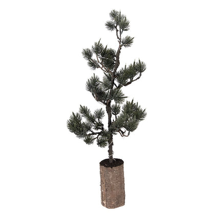 Mini Kunstkerstboom 23x23x60 cm / 3xAAA Groen Hout