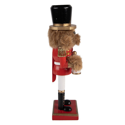 Notenkraker 9x8x25 cm rood hout