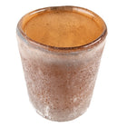 Tealight holder Ø 7x8 cm Brown Glass Tealight holder