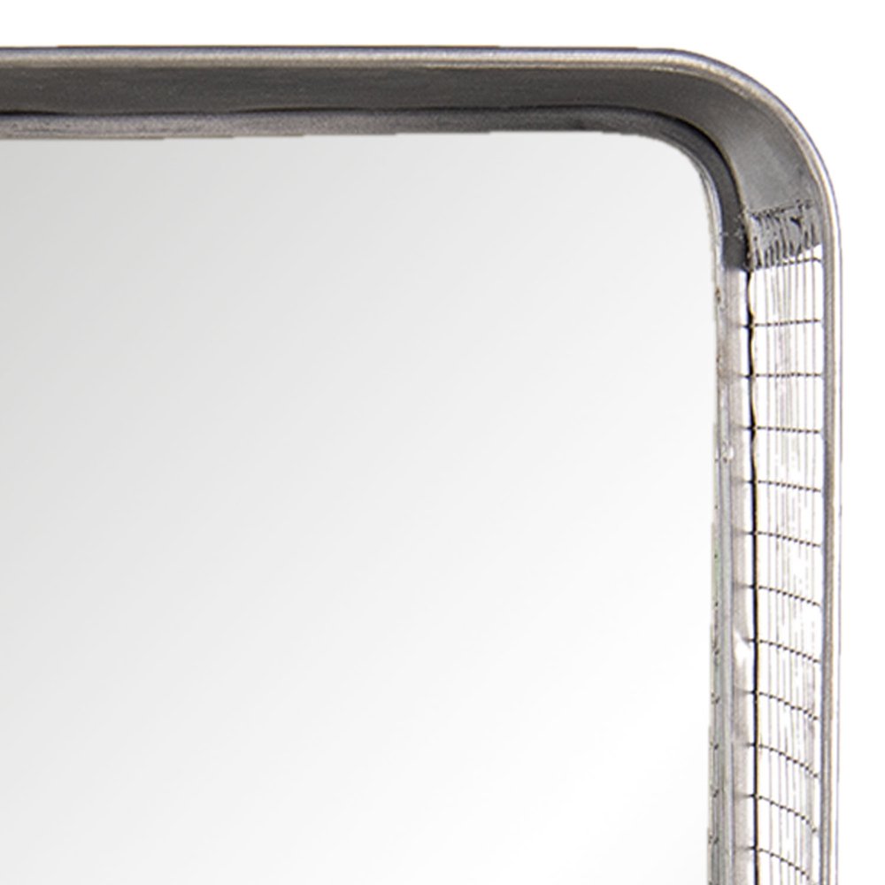 Mirror 28x57 cm Grey Iron Large Mirror