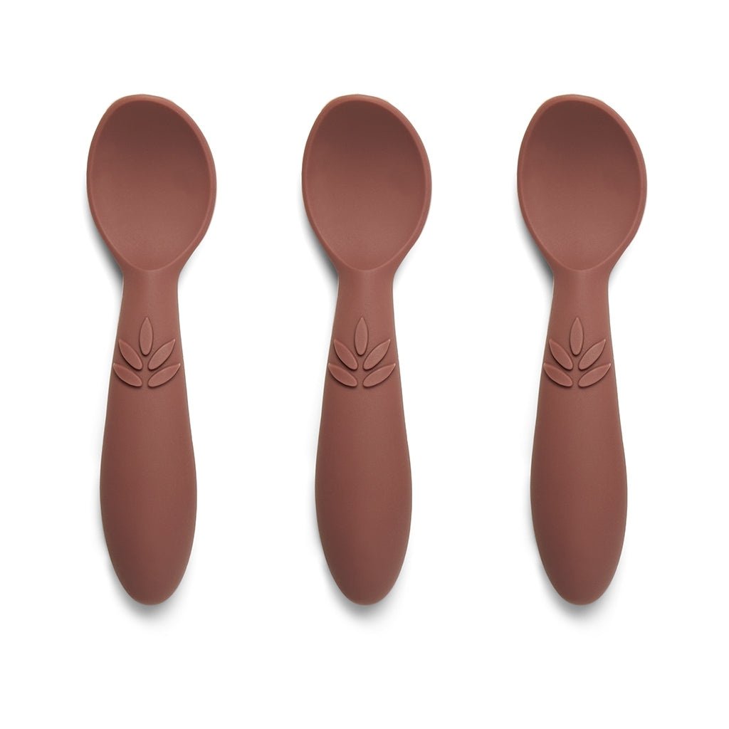 Lepel siliconen 3-pack mahonie 10,5 cm