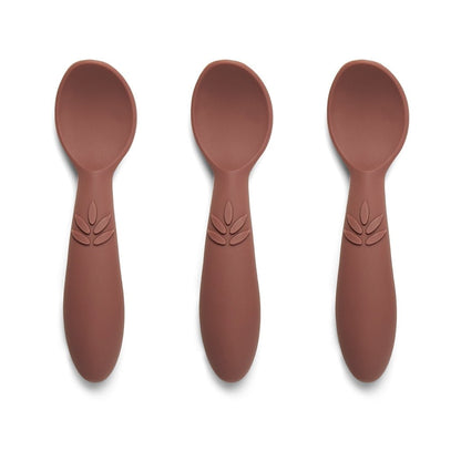Lepel siliconen 3-pack mahonie 10,5 cm