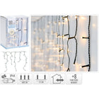 Ijspegelverlichting 180 LED warm wit 6 meter