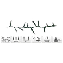 Micro Cluster 400 Led's - 8 Meter - Wit - 8 Functies + Geheugen