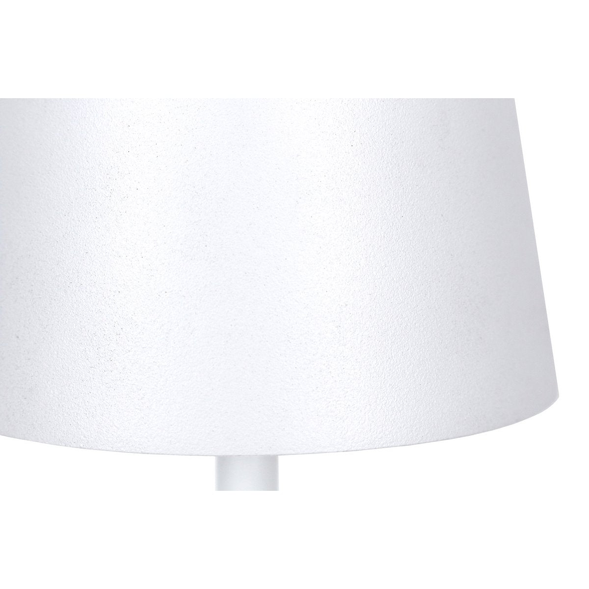 Tafellamp 29 cm naturel/wit LED batterij
