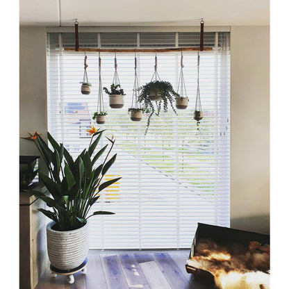 Lederen kapstok hangers