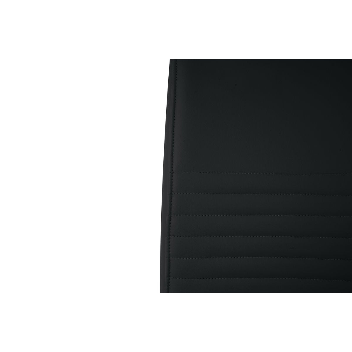 Stoelenset 2 stuks kunstleer sledeframe