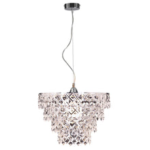 Acrylic Pendant Lamp Fancy Chrome With E27 Socket Diameter 38 Cm