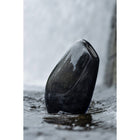 Tall Modern Vase KOOKY30GR Hand-blown Glass In Grey
