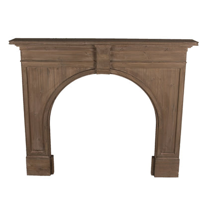 Schouw 130x21x104 cm bruin hout