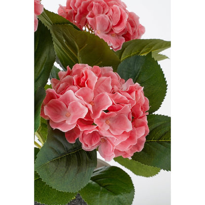 Kunstplant Hydrangea 40x35 cm roze