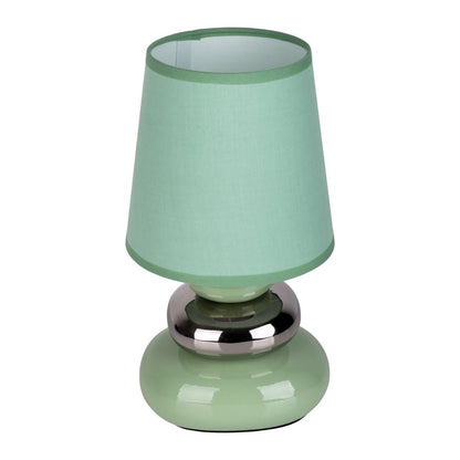 Ceramic table lamp "Stoney" Mint - Classic - Table Lay - - Mint - E14 - No information