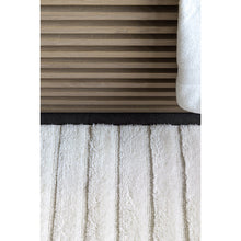 Badmat 60x60 cm katoen ivory anti-slip