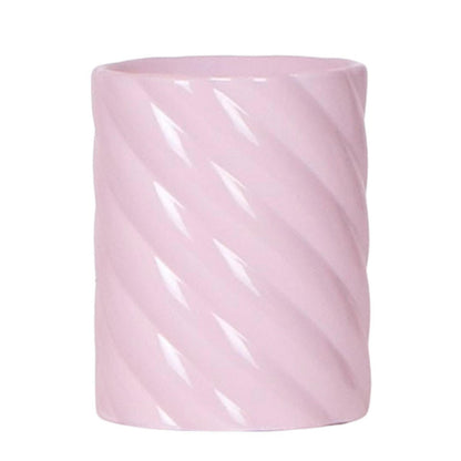 Decorative Pot Candy, round ceramic - Pink - Ø9 cm