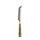 Kaasmes 28 cm staal riet beige