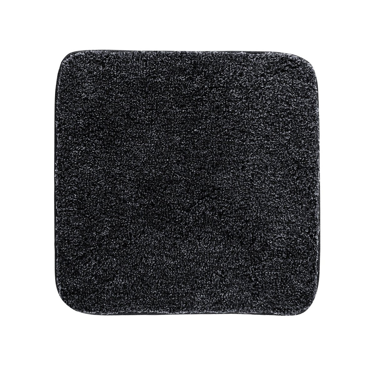 Bidetmat 60x60 cm donkergrijs gemêleerd