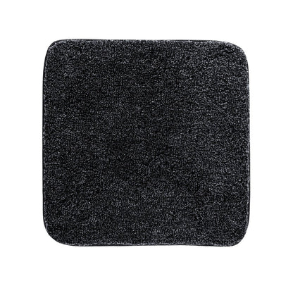 Bidetmat 60x60 cm donkergrijs gemêleerd