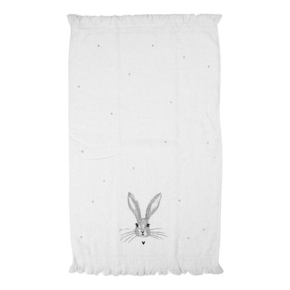 Guest towel 40x66 cm White Cotton Rabbit