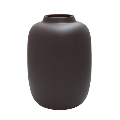 Vaas Artic S/M Ø21x29 cm en Ø25x35 cm glas grijs bruin