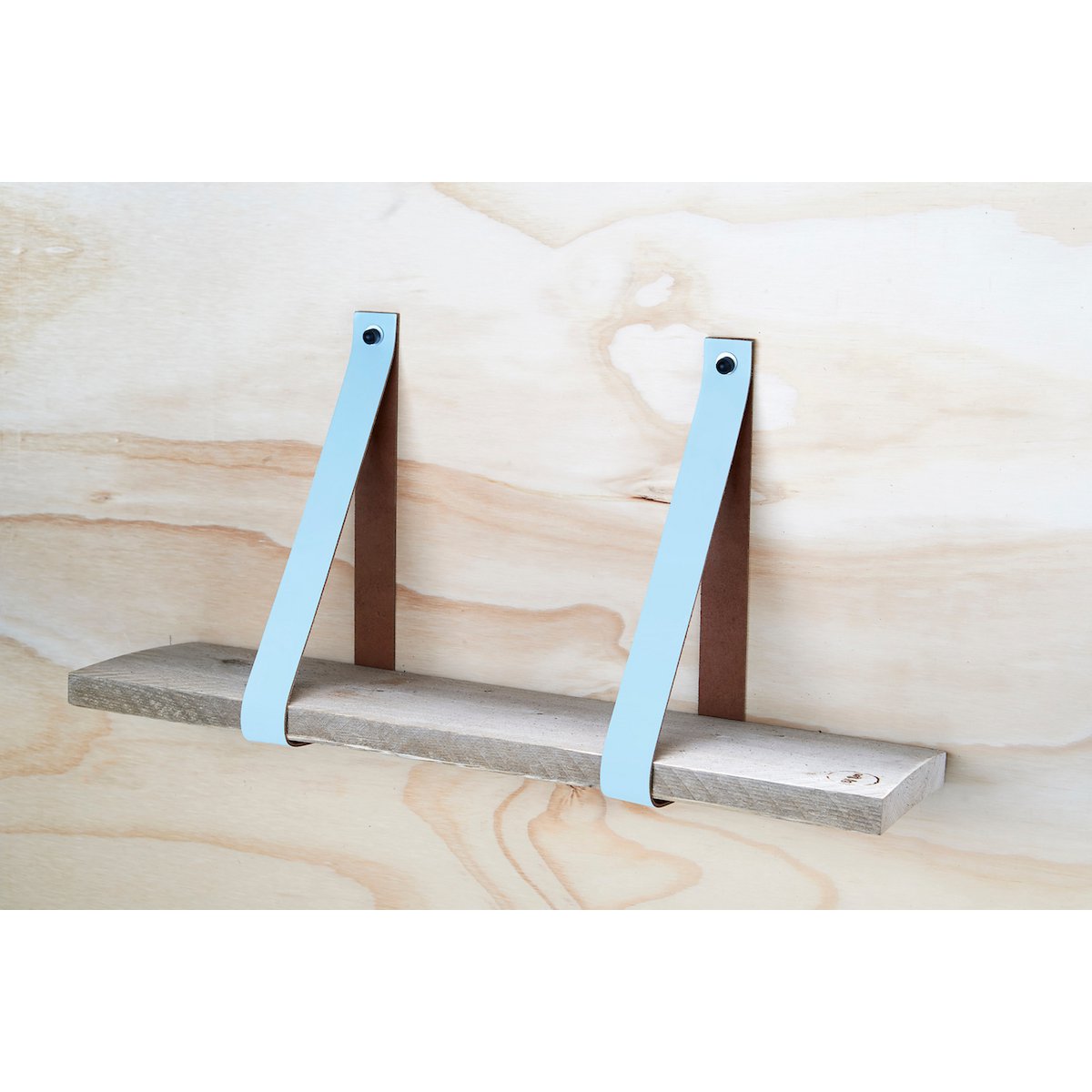 Leren plankdragers mint 2 stuks 4 cm