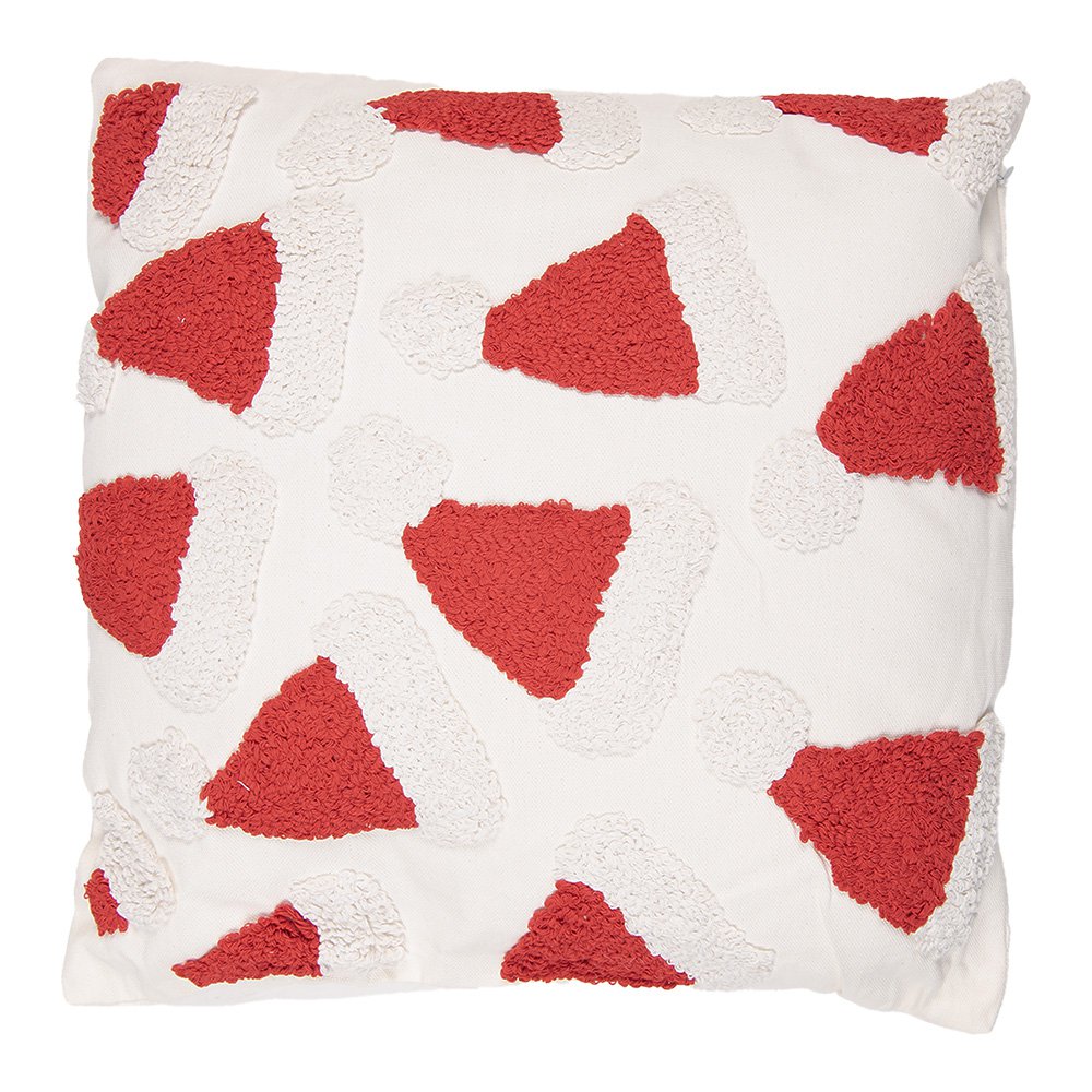 Cushion 45x45 cm White Synthetic