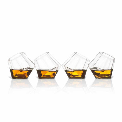 Diamond borrelglaasjes (set van 4)