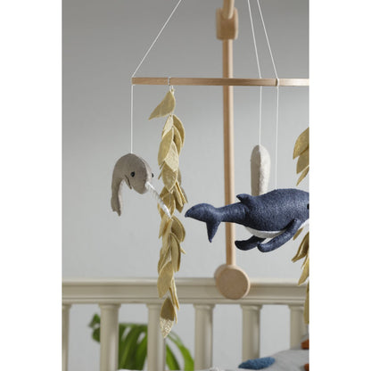 Babymobiel oceaan 21,5 cm wolvilt
