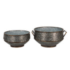 Plant Holder Gray Metal Plant Pot