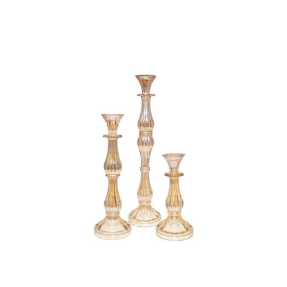 Klein model Amber Candlestick H21cm