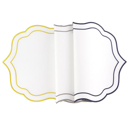 White and gold plate