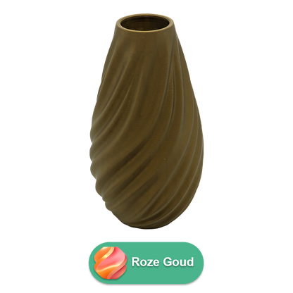 3D vaas PLA 30 cm zwart