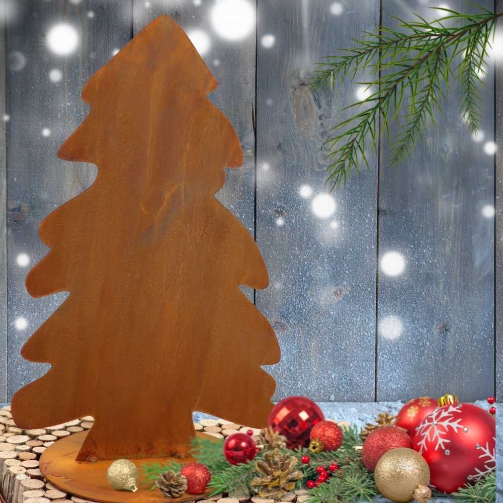 Kerstboom in patina | Kerstversiering kerstboom klein