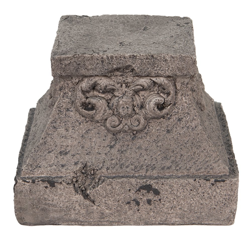 TuIndeCoratie 18x18x14 cm Grijs Magnesium (MGO) ornament
