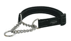 Rogz For Dogs Lumberjack Half-slip Collar Black
