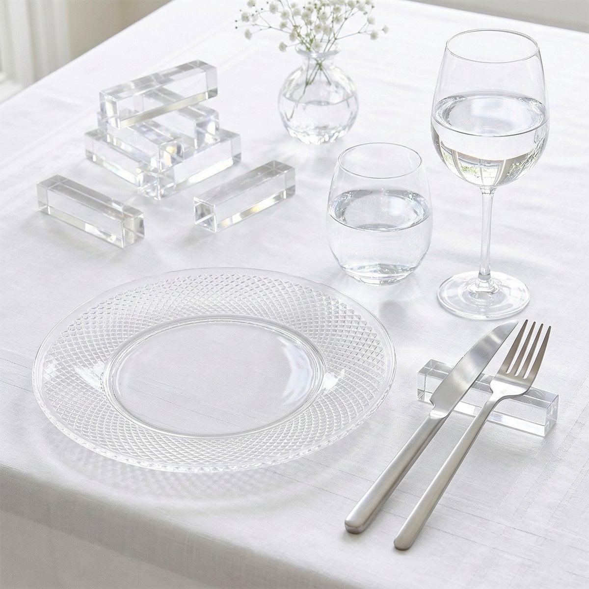 Waterglazen 380 ml set van 6 transparant