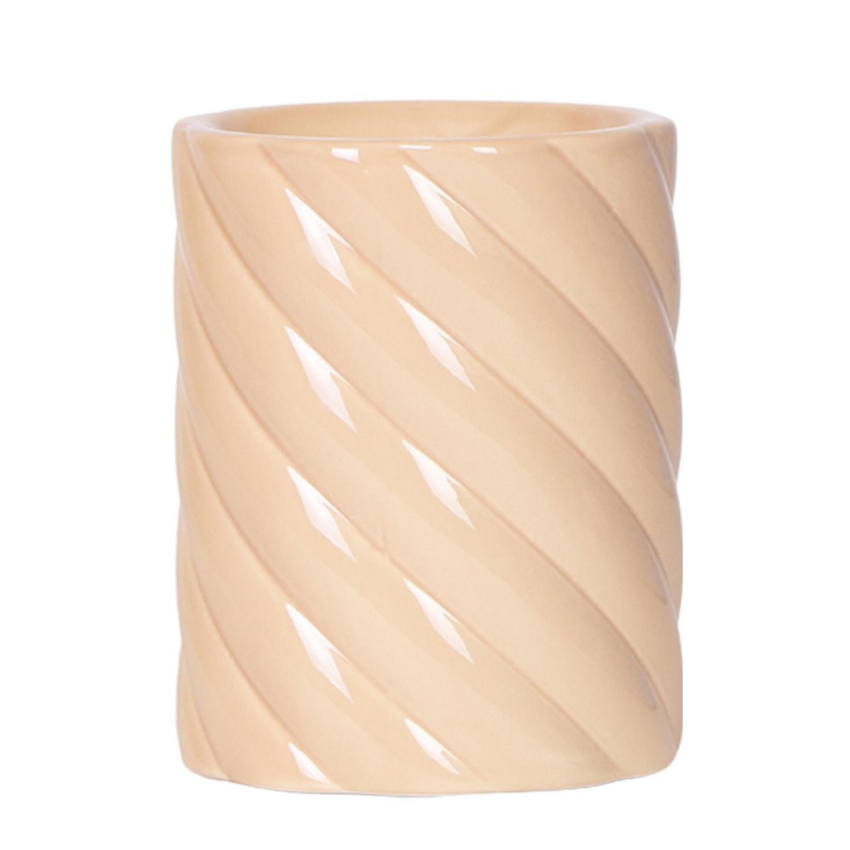 Ceramic Decorative Pot Candy Peach Ø9 cm