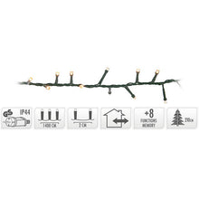 Micro Cluster 700 Led's -14 Meter - Warm Wit - 8 Functies + Geheugen