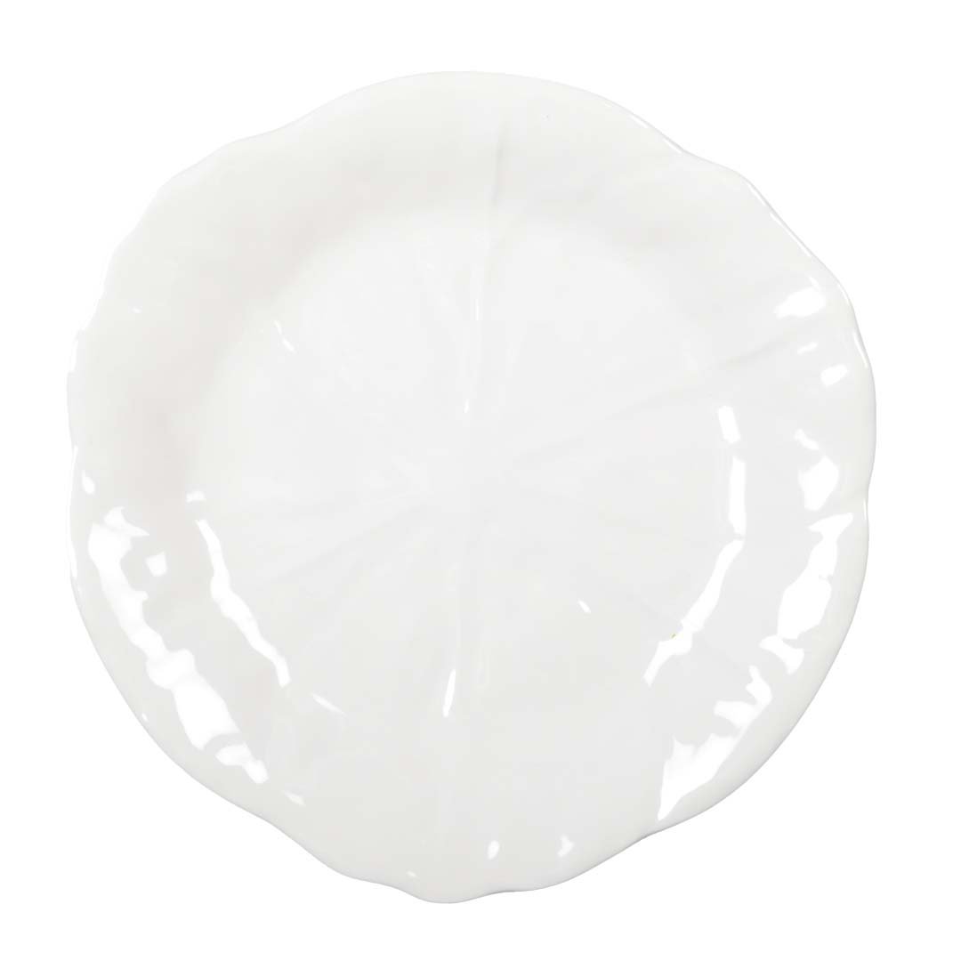 Melamine plaat 27x27 cm wit bloemenprint