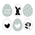 Paaseitjes mint set 6 stuks 8x6 cm forex