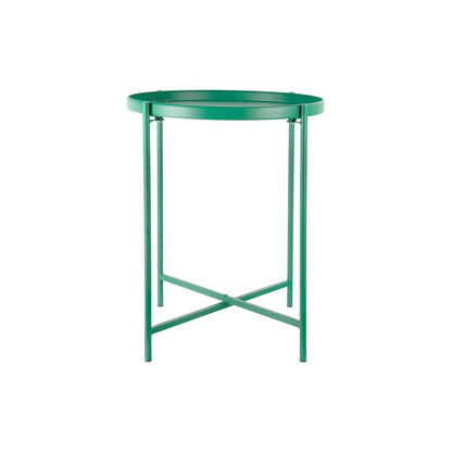 Bijzettafel 40x40x49 cm groen ijzer